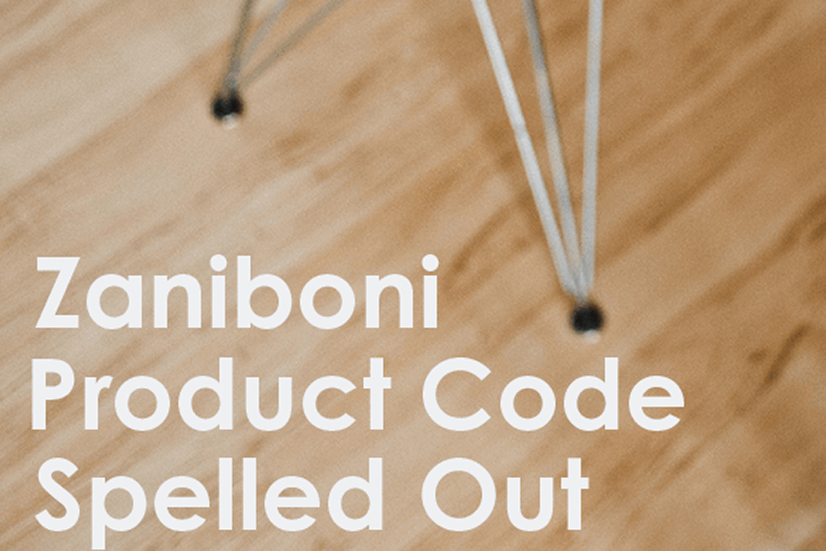 Product Code Spelled Out